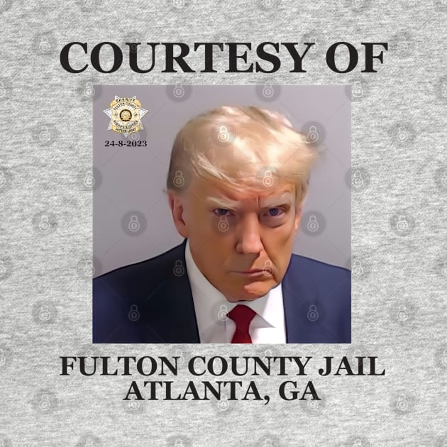 Trump Mugshot Courtesy of Fulton county Jail by Danemilin